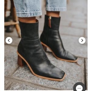 Alohas West Vintage - Black Leather Boots